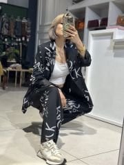Baskili Blazer Ceket
