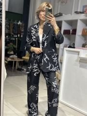 Baskili Blazer Ceket