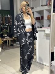 Baskili Blazer Ceket