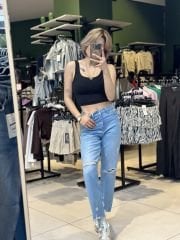 Lazerli Boyfriend Jean
