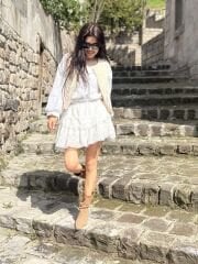 Güpürlü Mini Etek