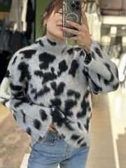 Leopar Dersen Desenli Kazak