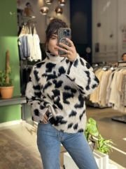 Leopar Dersen Desenli Kazak