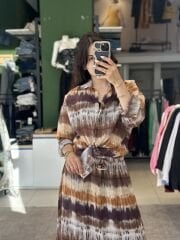 Desenli Batik Gömlek