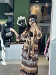 Desenli Batik Kimono