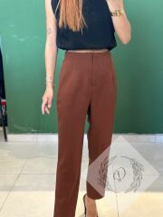 Acı Kahve Havuç Kesim Pantolon