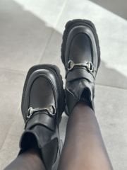 Hakiki Deri Loafer Bot