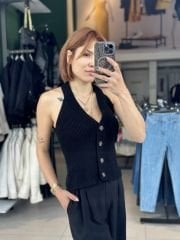 Rambo Kesim Siyah. Triko Yelek
