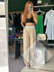 Ters Kemer Kumaş Pantolon