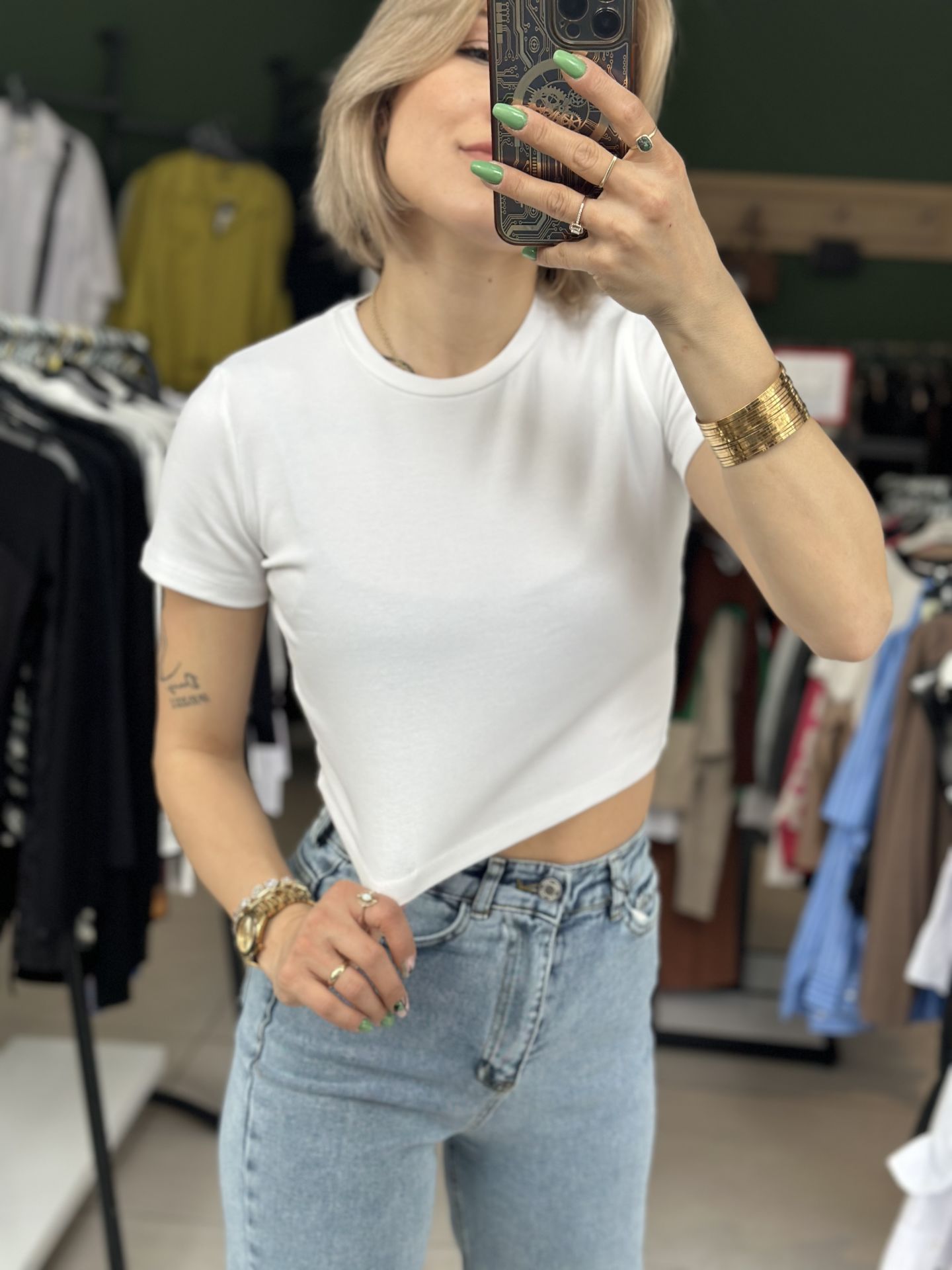Sfl Crop Tshirt