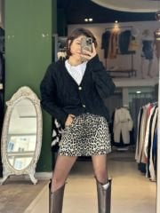 Leopar Desen Jean Etek