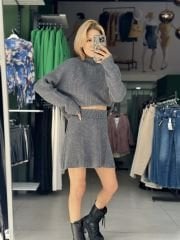 Zara Model Triko Etek-Kazak Takım