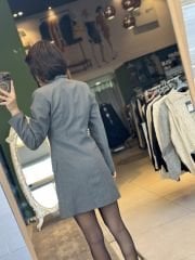 Uzun Blazer Ceket-Elbise