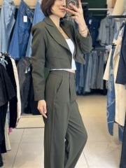 Crop Blazer Ceket