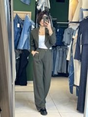 Crop Blazer Ceket