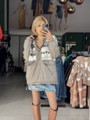 İçi Peluş Kapüşonlu Sweatshırt