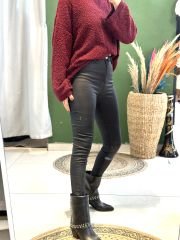 Mumlu Dar Paça Pantolon