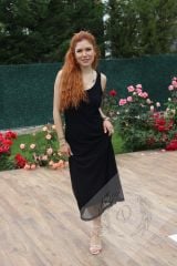 İç Astarlı File Elbise
