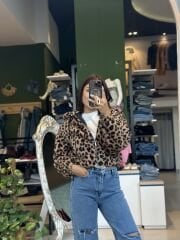 Leopar Desenli Pelus Mont