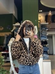 Leopar Desenli Pelus Mont