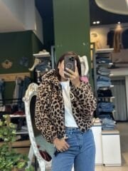 Leopar Desenli Pelus Mont