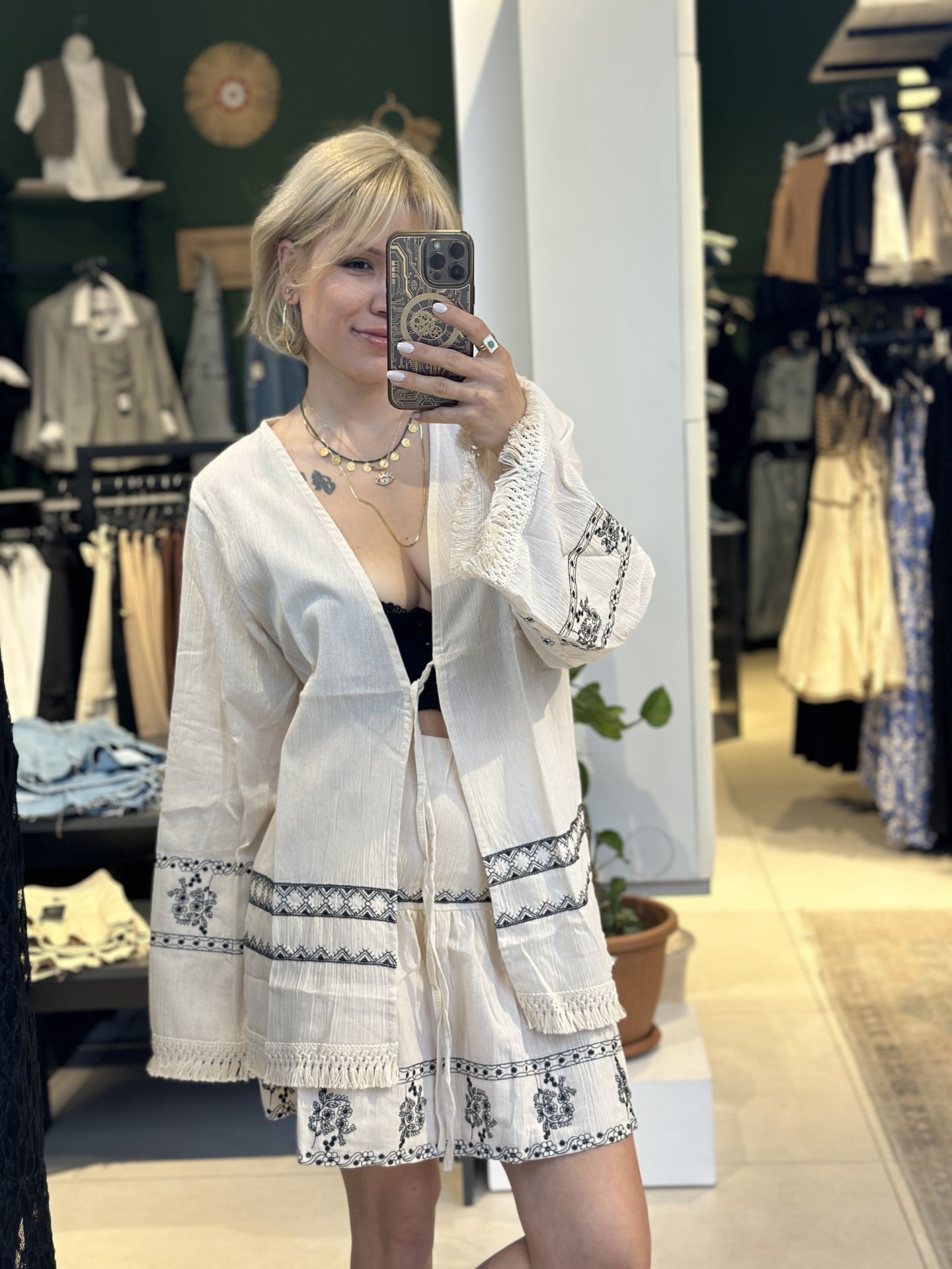 Nakisli Kimono Keten