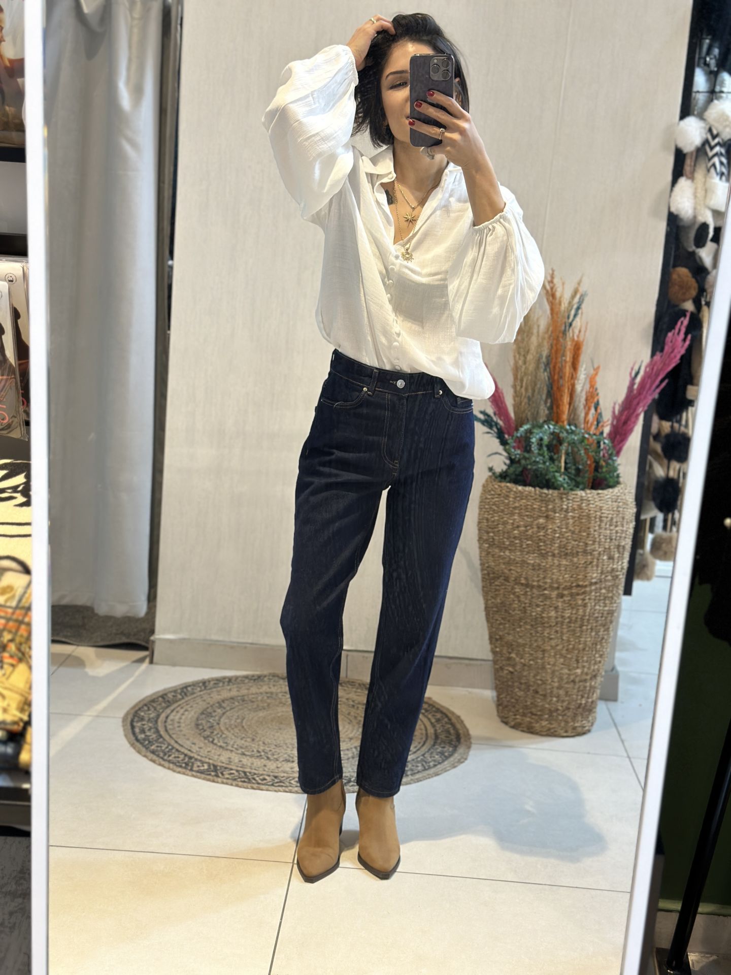 Mavi Mom Jean Stock