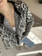 Leopar Desen Ceket