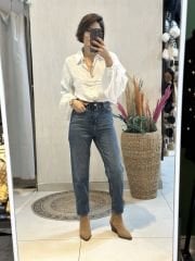 Koyu Yikama Mom Jean
