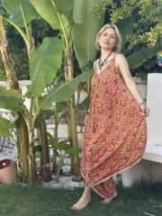 Saf İpek Şalvar Tulum