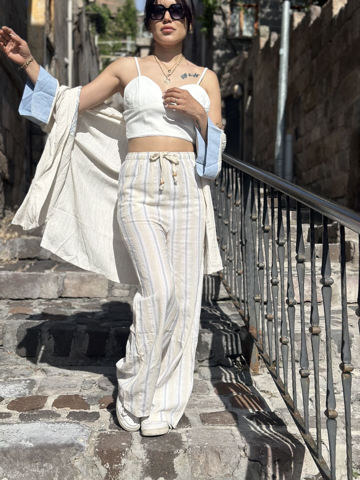 Seritli Ibiza Pantolon