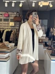 Angora Kol Leopar Desen Hirka