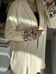 Angora Kol Leopar Desen Hirka