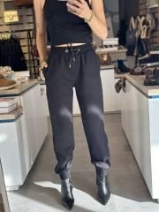 Paça Lastikli Duble Pantolon