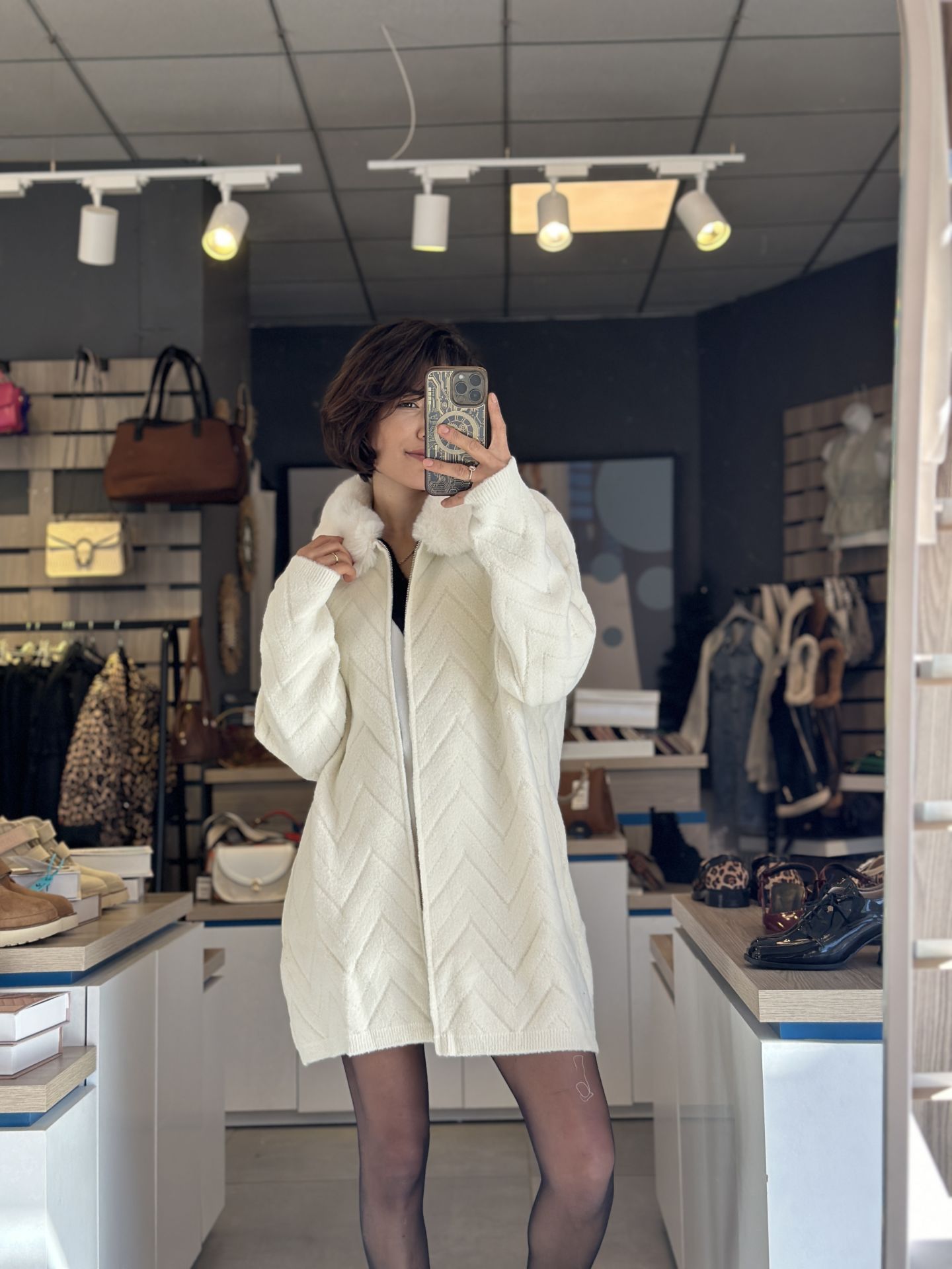 Angora Premium Kürklü Hirka