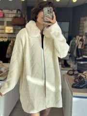 Angora Premium Kürklü Hirka