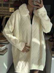 Angora Premium Kürklü Hirka