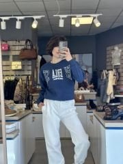 Ö Yazili Üç Iplik Sweatshirt