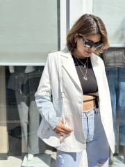 Kot Detay Blazer Ceket