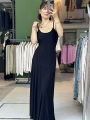 Ip Askili Sandy Maxi Elbise