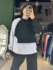 Gömlek Detay Parçali Sweat