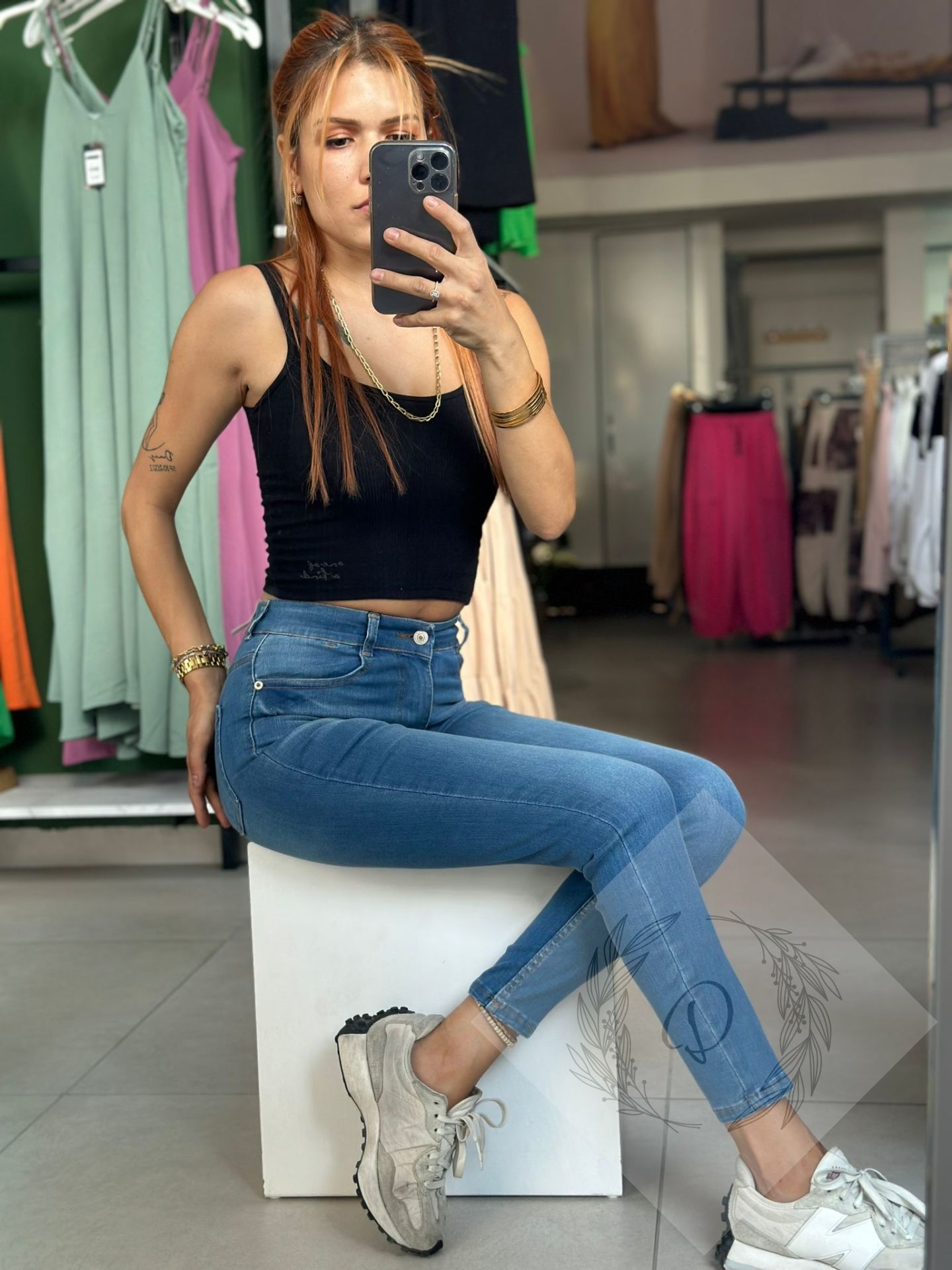 Açık Renk Full Likralı Kot Pantolon