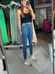 Açık Renk Full Likralı Kot Pantolon