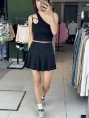 Oysho Belize Sortlu Etek SİYAH - L