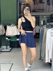 Oysho Belize Sortlu Etek SİYAH - L