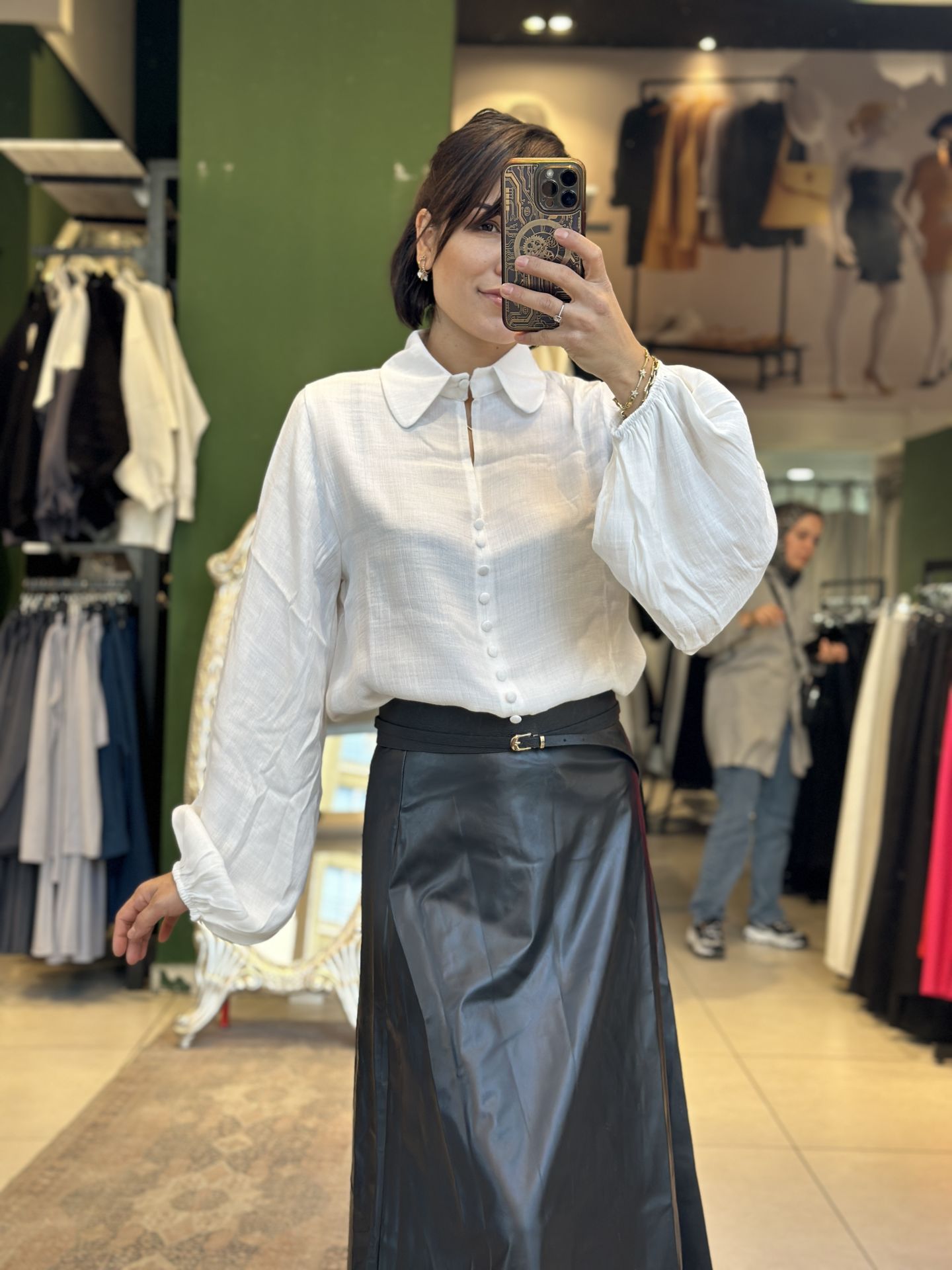 Zra Model Balon Kol Gömlek-Bluz