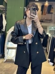 Garnili Deri Blazer Ceket