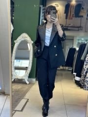 Garnili Deri Blazer Ceket