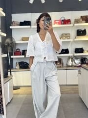 Önü Bagcikli Fisto Bluz