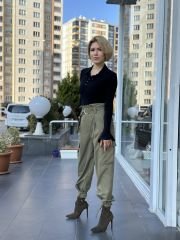 Kendinden Kemerli Paça Kemer Detay Pantolon